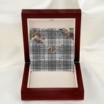 To My Beautiful Soulmate Necklace In Your Eyes I Have Found My Home Clan Glen Grey Tartan Forever Love Necklace Tartan Gift for Girlfriend Everlasting Love Necklace