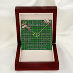 To My Beautiful Soulmate Necklace In Your Eyes I Have Found My Home Clan MacArthur Tartan Forever Love Necklace Tartan Gift for Girlfriend Everlasting Love Necklace