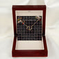 To My Beautiful Soulmate Necklace In Your Eyes I Have Found My Home Clan Navy Dress Blue Tartan Everlasting Love Necklace