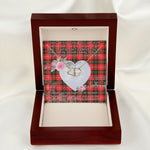 Gift To My Beautiful Girlfriend Valentine Necklace For Soulmate Anniversary Clan Nesbitt Tartan Everlasting Love Necklace,valentine necklace, necklace girlfriend, necklace for wife, cute necklaces for girlfriend, jewelry for girlfriend, to my soulmate necklace, to my future wife necklace,