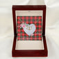 Gift To My Beautiful Girlfriend Valentine Necklace For Soulmate Anniversary Clan Nesbitt Tartan Everlasting Love Necklace,valentine necklace, necklace girlfriend, necklace for wife, cute necklaces for girlfriend, jewelry for girlfriend, to my soulmate necklace, to my future wife necklace,