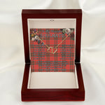 To My Beautiful Soulmate Necklace In Your Eyes I Have Found My Home Clan Grant Weathered Tartan Forever Love Necklace Tartan Gift for Girlfriend Everlasting Love Necklace