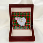 Scotstee Shop - To My Beautiful Girlfriend Valentine Necklace Clan Blackstock Tartan Gift for Girlfriend Everlasting Love Necklace
