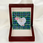 Scotstee Shop - To My Beautiful Girlfriend Valentine Necklace Clan Gunn Ancient Tartan Gift for Girlfriend Everlasting Love Necklace