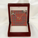 To My Beautiful Soulmate Necklace In Your Eyes I Have Found My Home Clan MacDougall Modern Tartan Forever Love Necklace Tartan Gift for Girlfriend Everlasting Love Necklace