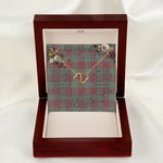 To My Beautiful Soulmate Necklace In Your Eyes I Have Found My Home Clan MacGregor Hunting Ancient Tartan Forever Love Necklace Tartan Gift for Girlfriend Everlasting Love Necklace