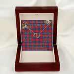 To My Beautiful Soulmate Necklace In Your Eyes I Have Found My Home Clan Graham of Menteith Red Tartan Forever Love Necklace Tartan Gift for Girlfriend Everlasting Love Necklace