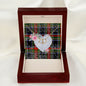 Scotstee Shop - To My Beautiful Girlfriend Valentine Necklace Clan Francis Tartan Gift for Girlfriend Everlasting Love Necklace