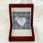 Gift To My Beautiful Girlfriend Valentine Necklace For Soulmate Anniversary Clan Napier Tartan Everlasting Love Necklace,valentine necklace, necklace girlfriend, necklace for wife, cute necklaces for girlfriend, jewelry for girlfriend, to my soulmate necklace, to my future wife necklace,