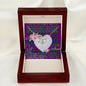 Gift To My Beautiful Girlfriend Valentine Necklace For Soulmate Anniversary Clan Wardlaw Tartan Everlasting Love Necklace,valentine necklace, necklace girlfriend, necklace for wife, cute necklaces for girlfriend, jewelry for girlfriend, to my soulmate necklace, to my future wife necklace,