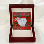 Gift To My Beautiful Girlfriend Valentine Necklace For Soulmate Anniversary Clan Scott Tartan Everlasting Love Necklace,valentine necklace, necklace girlfriend, necklace for wife, cute necklaces for girlfriend, jewelry for girlfriend, to my soulmate necklace, to my future wife necklace,