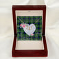 Gift To My Beautiful Girlfriend Valentine Necklace For Soulmate Anniversary Clan Purves Tartan Everlasting Love Necklace,valentine necklace, necklace girlfriend, necklace for wife, cute necklaces for girlfriend, jewelry for girlfriend, to my soulmate necklace, to my future wife necklace,