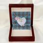 Gift To My Beautiful Girlfriend Valentine Necklace For Soulmate Anniversary Clan Maule Modern Tartan Everlasting Love Necklace,valentine necklace, necklace girlfriend, necklace for wife, cute necklaces for girlfriend, jewelry for girlfriend, to my soulmate necklace, to my future wife necklace,