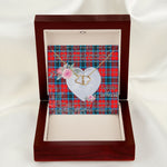 Gift To My Beautiful Girlfriend Valentine Necklace For Soulmate Anniversary Clan MacTavish Tartan Everlasting Love Necklace,valentine necklace, necklace girlfriend, necklace for wife, cute necklaces for girlfriend, jewelry for girlfriend, to my soulmate necklace, to my future wife necklace,