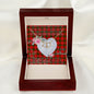 Gift To My Beautiful Girlfriend Valentine Necklace For Soulmate Anniversary Clan Prince of Rothesay Tartan Everlasting Love Necklace,valentine necklace, necklace girlfriend, necklace for wife, cute necklaces for girlfriend, jewelry for girlfriend, to my soulmate necklace, to my future wife necklace,