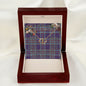 To My Beautiful Soulmate Necklace In Your Eyes I Have Found My Home Clan RCAF Tartan Forever Love Necklace Tartan Gift for Girlfriend Everlasting Love Necklace