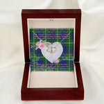 Gift To My Beautiful Girlfriend Valentine Necklace For Soulmate Anniversary Clan MacIntyre Hunting Modern Tartan Everlasting Love Necklace,valentine necklace, necklace girlfriend, necklace for wife, cute necklaces for girlfriend, jewelry for girlfriend, to my soulmate necklace, to my future wife necklace,