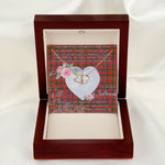 Gift To My Beautiful Girlfriend Valentine Necklace For Soulmate Anniversary Clan MacAlister Tartan Everlasting Love Necklace,valentine necklace, necklace girlfriend, necklace for wife, cute necklaces for girlfriend, jewelry for girlfriend, to my soulmate necklace, to my future wife necklace,