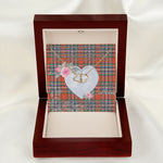 Gift To My Beautiful Girlfriend Valentine Necklace For Soulmate Anniversary Clan MacFarlane Ancient Tartan Everlasting Love Necklace,valentine necklace, necklace girlfriend, necklace for wife, cute necklaces for girlfriend, jewelry for girlfriend, to my soulmate necklace, to my future wife necklace,