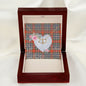 Gift To My Beautiful Girlfriend Valentine Necklace For Soulmate Anniversary Clan MacFarlane Ancient Tartan Everlasting Love Necklace,valentine necklace, necklace girlfriend, necklace for wife, cute necklaces for girlfriend, jewelry for girlfriend, to my soulmate necklace, to my future wife necklace,