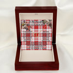 To My Beautiful Soulmate Necklace In Your Eyes I Have Found My Home Clan MenZies Red Tartan Forever Love Necklace Tartan Gift for Girlfriend Everlasting Love Necklace