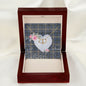 Gift To My Beautiful Girlfriend Valentine Necklace For Soulmate Anniversary Clan MacDowall Tartan Everlasting Love Necklace,valentine necklace, necklace girlfriend, necklace for wife, cute necklaces for girlfriend, jewelry for girlfriend, to my soulmate necklace, to my future wife necklace,