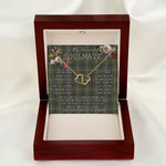 To My Beautiful Soulmate Necklace In Your Eyes I Have Found My Home Clan Davidson Tulloch Dress Tartan Forever Love Necklace Tartan Gift for Girlfriend Everlasting Love Necklace