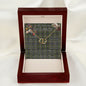 To My Beautiful Soulmate Necklace In Your Eyes I Have Found My Home Clan Davidson Tulloch Dress Tartan Forever Love Necklace Tartan Gift for Girlfriend Everlasting Love Necklace