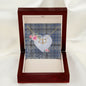 Gift To My Beautiful Girlfriend Valentine Necklace For Soulmate Anniversary Clan Tweedie Tartan Everlasting Love Necklace,valentine necklace, necklace girlfriend, necklace for wife, cute necklaces for girlfriend, jewelry for girlfriend, to my soulmate necklace, to my future wife necklace,