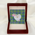 Gift To My Beautiful Girlfriend Valentine Necklace For Soulmate Anniversary Clan Marjoribanks Ancient Tartan Everlasting Love Necklace,valentine necklace, necklace girlfriend, necklace for wife, cute necklaces for girlfriend, jewelry for girlfriend, to my soulmate necklace, to my future wife necklace,