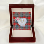 Gift To My Beautiful Girlfriend Valentine Necklace For Soulmate Anniversary Clan MacLeay Tartan Everlasting Love Necklace,valentine necklace, necklace girlfriend, necklace for wife, cute necklaces for girlfriend, jewelry for girlfriend, to my soulmate necklace, to my future wife necklace,