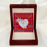 Gift To My Beautiful Girlfriend Valentine Necklace For Soulmate Anniversary Clan Rose Tartan Everlasting Love Necklace,valentine necklace, necklace girlfriend, necklace for wife, cute necklaces for girlfriend, jewelry for girlfriend, to my soulmate necklace, to my future wife necklace,
