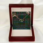To My Beautiful Soulmate Necklace In Your Eyes I Have Found My Home Clan Ogilvie Hunting Tartan Everlasting Love Necklace