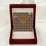 To My Beautiful Soulmate Necklace In Your Eyes I Have Found My Home Clan Grant of Edinchat Tartan Forever Love Necklace Tartan Gift for Girlfriend Everlasting Love Necklace