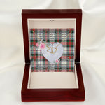 Gift To My Beautiful Girlfriend Valentine Necklace For Soulmate Anniversary Clan MacDuff Dress Modern Tartan Everlasting Love Necklace,valentine necklace, necklace girlfriend, necklace for wife, cute necklaces for girlfriend, jewelry for girlfriend, to my soulmate necklace, to my future wife necklace,