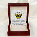 Mom Necklace Gift - To My Amazing Mom - From Son - Beautiful Gift Set Mom Necklace, Mother's Day Everlasting Love Necklace