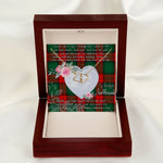 Gift To My Beautiful Girlfriend Valentine Necklace For Soulmate Anniversary Clan Stewart Atholl Modern Tartan Everlasting Love Necklace,valentine necklace, necklace girlfriend, necklace for wife, cute necklaces for girlfriend, jewelry for girlfriend, to my soulmate necklace, to my future wife necklace,