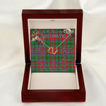 To My Beautiful Soulmate Necklace In Your Eyes I Have Found My Home Clan McCulloch Tartan Forever Love Necklace Tartan Gift for Girlfriend Everlasting Love Necklace