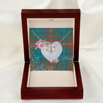 Gift To My Beautiful Girlfriend Valentine Necklace For Soulmate Anniversary Clan Wilson Ancient Tartan Everlasting Love Necklace,valentine necklace, necklace girlfriend, necklace for wife, cute necklaces for girlfriend, jewelry for girlfriend, to my soulmate necklace, to my future wife necklace,