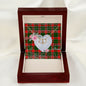 Gift To My Beautiful Girlfriend Valentine Necklace For Soulmate Anniversary Clan Pollock Tartan Everlasting Love Necklace,valentine necklace, necklace girlfriend, necklace for wife, cute necklaces for girlfriend, jewelry for girlfriend, to my soulmate necklace, to my future wife necklace,