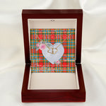 Gift To My Beautiful Girlfriend Valentine Necklace For Soulmate Anniversary Clan Chattan Modern Tartan Everlasting Love Necklace,valentine necklace, necklace girlfriend, necklace for wife, cute necklaces for girlfriend, jewelry for girlfriend, to my soulmate necklace, to my future wife necklace,