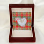 Gift To My Beautiful Girlfriend Valentine Necklace For Soulmate Anniversary Clan Chattan Modern Tartan Everlasting Love Necklace,valentine necklace, necklace girlfriend, necklace for wife, cute necklaces for girlfriend, jewelry for girlfriend, to my soulmate necklace, to my future wife necklace,