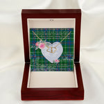 Scotstee Shop - To My Beautiful Girlfriend Valentine Necklace Clan Duncan Ancient Tartan Gift for Girlfriend Everlasting Love Necklace