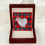 Gift To My Beautiful Girlfriend Valentine Necklace For Soulmate Anniversary Clan Ruthven Tartan Everlasting Love Necklace,valentine necklace, necklace girlfriend, necklace for wife, cute necklaces for girlfriend, jewelry for girlfriend, to my soulmate necklace, to my future wife necklace,