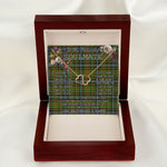 To My Beautiful Soulmate Necklace In Your Eyes I Have Found My Home Clan Walkinshaw Tartan Everlasting Love Necklace