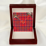 To My Beautiful Soulmate Necklace In Your Eyes I Have Found My Home Clan Rose Tartan Forever Love Necklace Tartan Gift for Girlfriend Everlasting Love Necklace