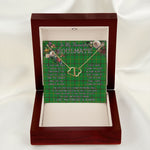 To My Beautiful Soulmate Necklace In Your Eyes I Have Found My Home Clan Don Tartan Forever Love Necklace Tartan Gift for Girlfriend Everlasting Love Necklace