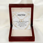 Mom Necklace - Love You Always And Forever Mother's Day Gift, Mother's Day Everlasting Love Necklace