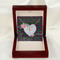Gift To My Beautiful Girlfriend Valentine Necklace For Soulmate Anniversary Clan Logan Tartan Everlasting Love Necklace,valentine necklace, necklace girlfriend, necklace for wife, cute necklaces for girlfriend, jewelry for girlfriend, to my soulmate necklace, to my future wife necklace,