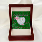 Gift To My Beautiful Girlfriend Valentine Necklace For Soulmate Anniversary Clan Mar Hunting Tartan Everlasting Love Necklace,valentine necklace, necklace girlfriend, necklace for wife, cute necklaces for girlfriend, jewelry for girlfriend, to my soulmate necklace, to my future wife necklace,